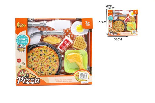 Conjunto de Cozinha Infantil - Pizza 31x27x6Cm