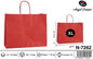 Pack 12 Sacos de Papel Horizontais Vermelho XL 40 x 35,5 x 25,5 Cm