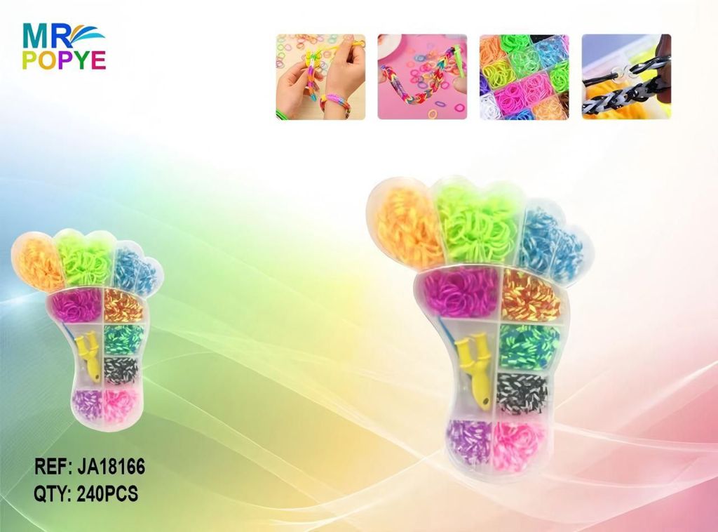 Caixa de Elásticos para Pulseiras Pé
