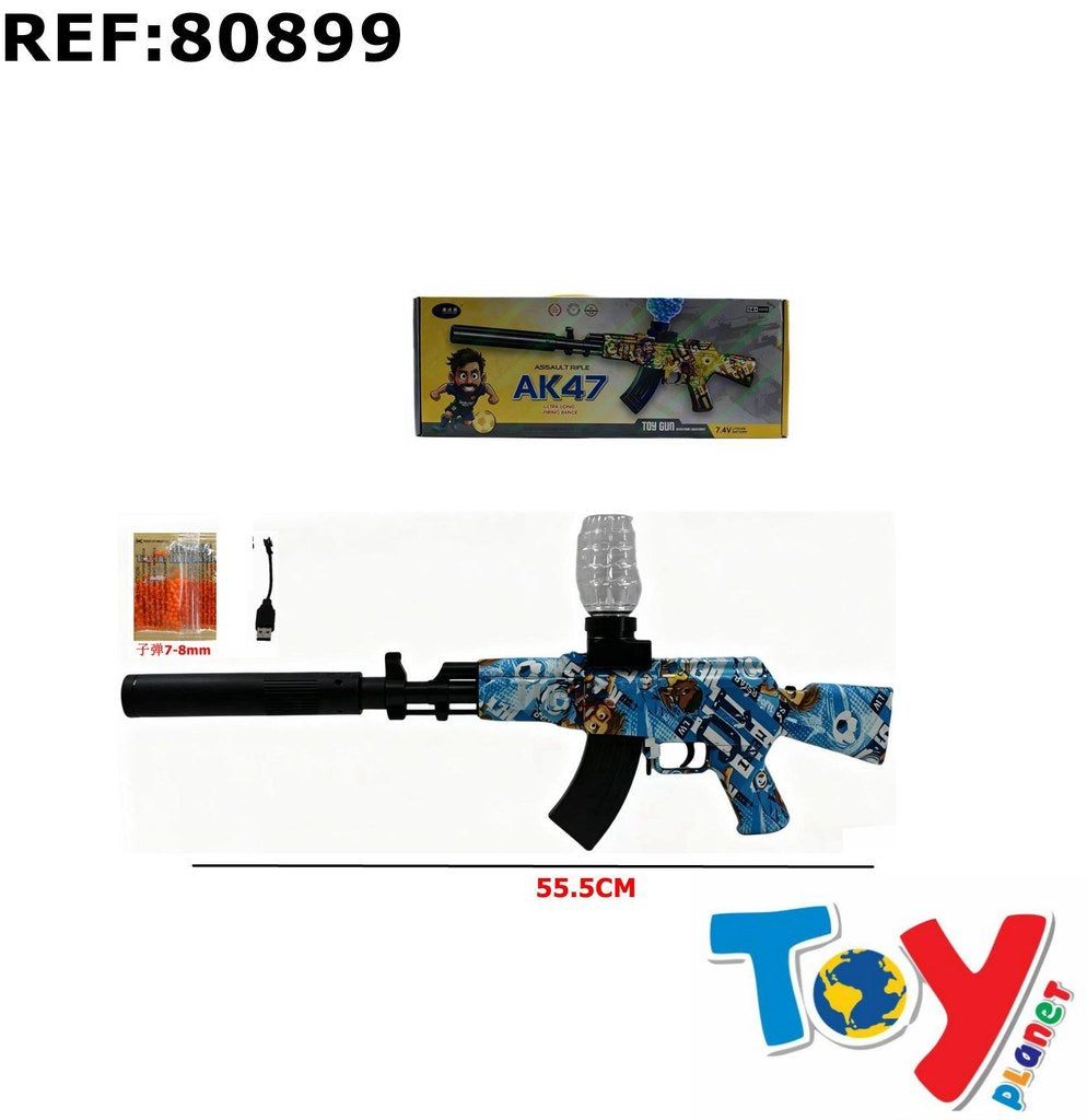 Pistola de Bolas de Gel AK47 55,5 Cm