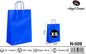 Pack 25 Sacos de Papel Azul XS 18 x 23 x 8 Cm