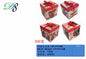 Pack 12 Caixas de Presente Dobráveis Rosas 10 x 10 x 10 Cm
