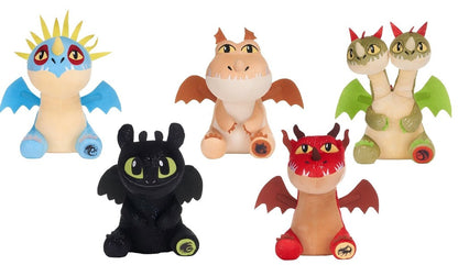 Peluche Como Treinares o Teu Dragão Coleção de 5 Modelos 25 cm