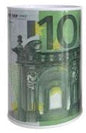 Mealheiro de Metal Notas de Euro 8 x 13 cm - Nota de 100 €