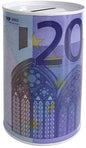 Mealheiro de Metal Notas de Euro 8 x 13 cm - Nota de 20 €