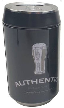 Mealheiro Lata de Cerveja 6,5 x 12,5 cm - Preto