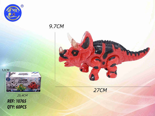 Tricératops Mecânico Elétrico com Luz e Som (Modelo 1)