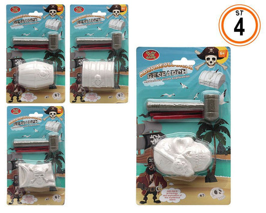 Kit de Escavação Tesouro Pirata 21 x 12 Cm