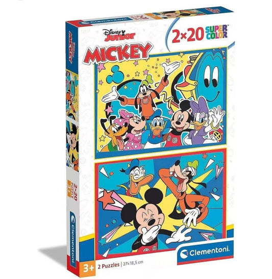 Puzzle Clementoni Mickey and Friends 2x20 pçs