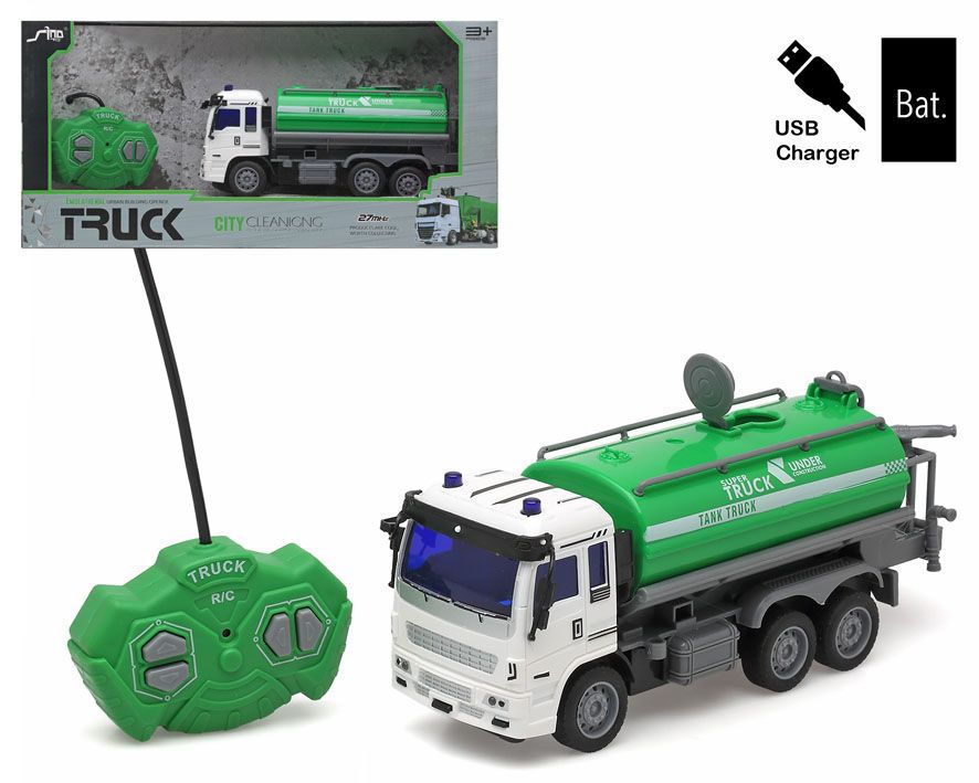 Camião de Rega Telecomandado 37x18 CM com Carregador e Bateria