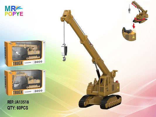 Grua de Lagartas em Metal com Luz e Som