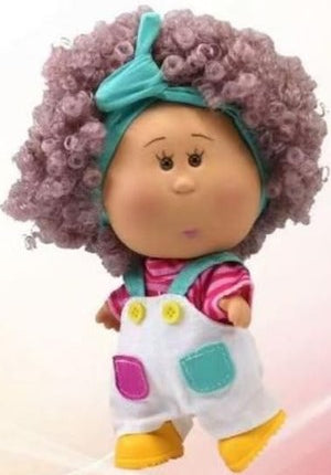 Boneca Nomi Bubu com Caracóis 17 Cm - Caracóis Lilás