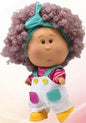 Boneca Nomi Bubu com Caracóis 17 Cm - Caracóis Lilás