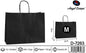 Pack 12 Sacos de Papel Horizontais Preto M 32 x 25 x 11 Cm