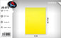 Pack 50 Cartolinas Fluorescentes A4 Amarelo (Dupla Face)