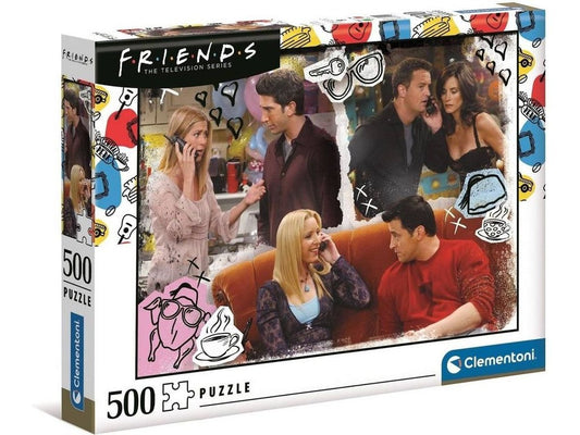 Jogo Clementoni puzzle 500 pçs Friends