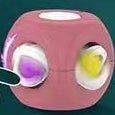 Cubo Giratório Pop It - Rosa