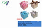 Pack 12 Caixas de Presente Dobráveis Cores Pastel com Laço 20 x 20 x 20 Cm