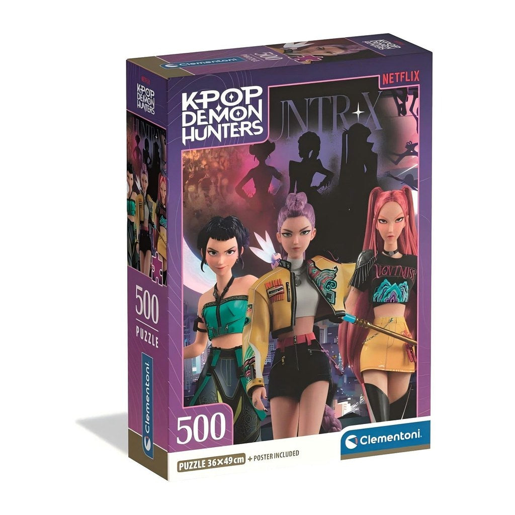 Jogo Clementoni puzzle 500 pçs KPop Demon Hunters 2