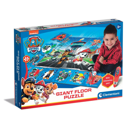 Tapete Puzzle com Jogo Interativo Patrulha Pata Clementoni