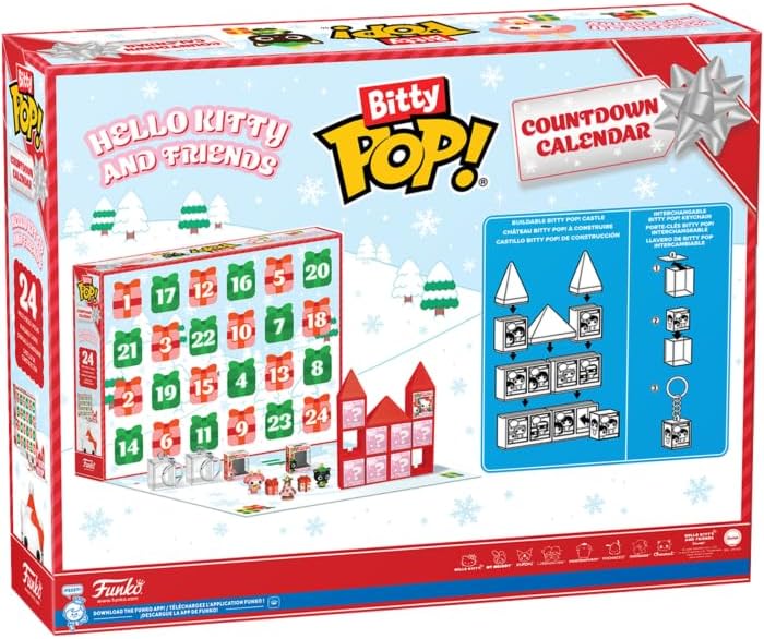 Funko Bitty POP! Hello Kitty – Calendário do Advento (24 dias, versão 2)