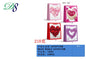 Pack 12 Sacos de Presente Corações de Rosas 26 x 32 x 10 Cm