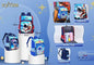 Mochila Escolar Infantil Azul Claro, Azul Escuro e Azul Céu