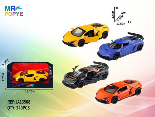 Lamborghini de Metal de Recuo 1:32 em Caixa com Janela