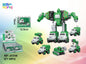 Robô 5 em 1 Metálico Limpeza Verde