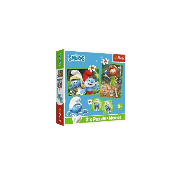 Puzzle Trefl - Smurfs 4 em 1