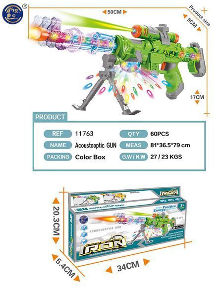Pistola de Brincar c/ Luz e Sons