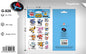 Autocolantes 3D Tema Super Wings 10 x 19 Cm (Modelo 1)