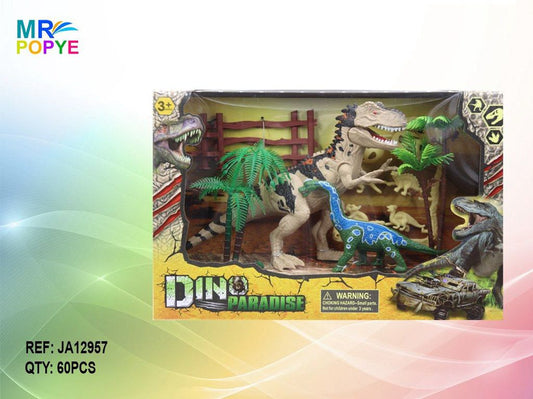 Conjunto Dinossauro Mãe e Cria (Modelo 2)