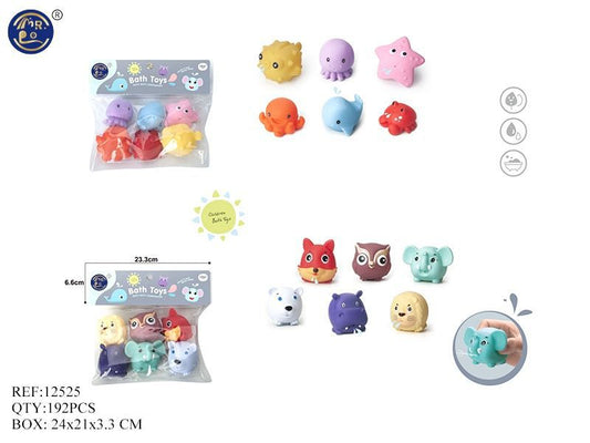 Conjunto de Animais de Banho da Floresta
