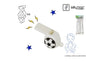 Apito Bola de Futebol 5,5 Cm