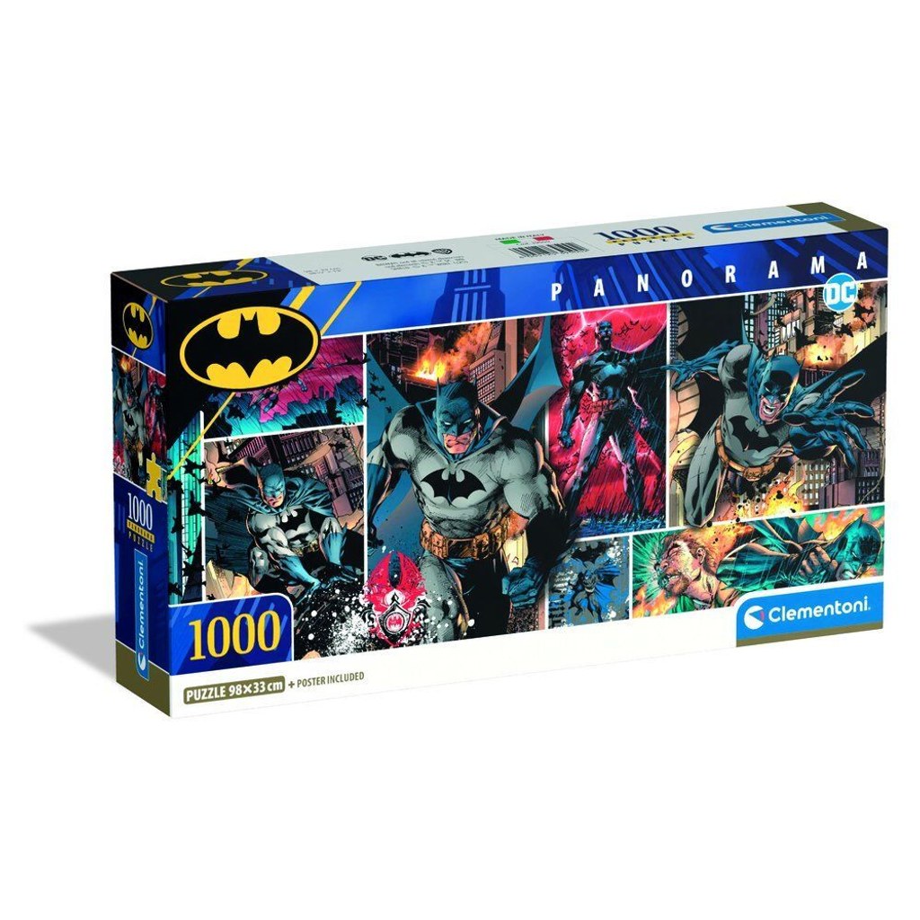 Jogo Clementoni puzzle 1000 pçs panorama Batman