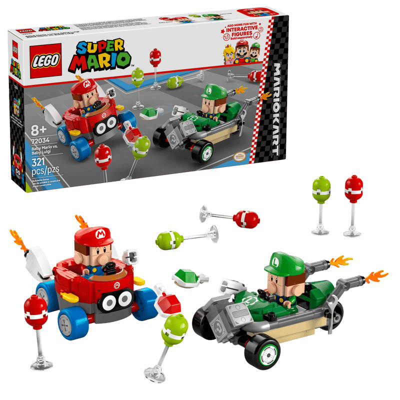 LEGO - Super Mario - Mario Kart™ – Baby Mario vs. Baby Luigi (72034)