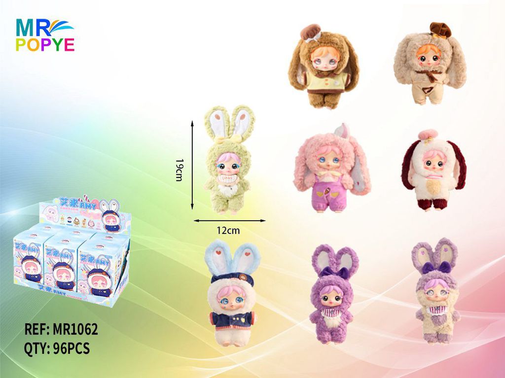 Peluche Porta-Chaves Caixa Surpresa Amy Chef Primaveral