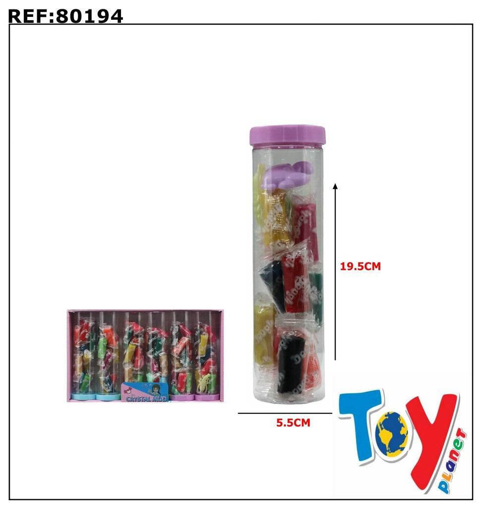 Plasticina em Tubo com Moldes 19,5 Cm