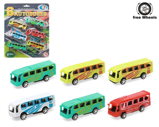 Autocarros em Blister (6 Peças)