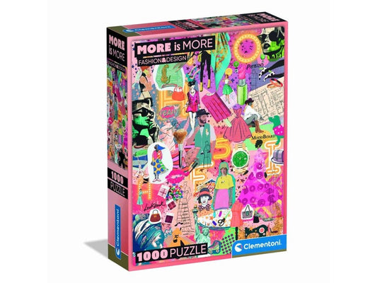 Jogo Clementoni 1000 pçs puzzle More is more fashion & design