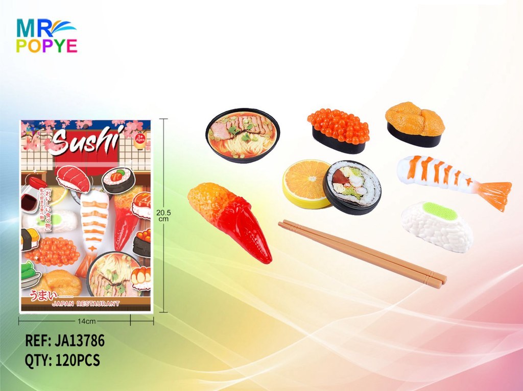 Set Sushi de Brincar 20,5 x 14 Cm