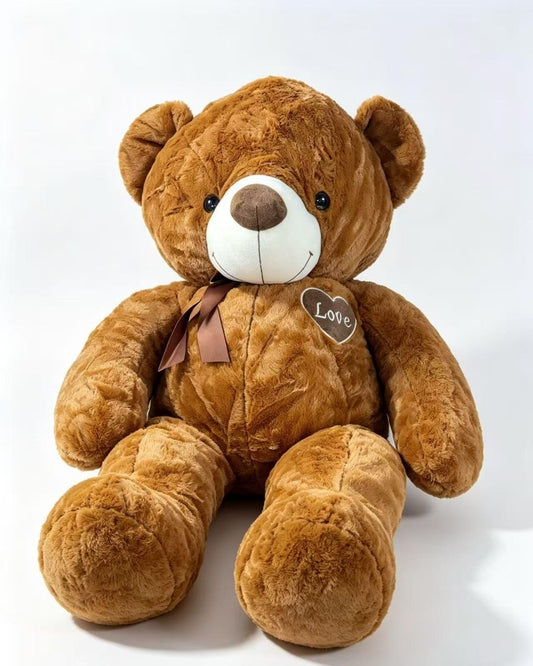 Peluche Urso com Coração e Pernas Longas 80 cm