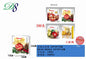 Pack 12 Sacos de Presente de Natal Bolas Vermelhas e Douradas 24 x 18 x 10 Cm