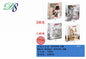 Pack 12 Sacos de Presente de Natal Boneco de Neve e Prateado 18 x 24 x 8,5 Cm