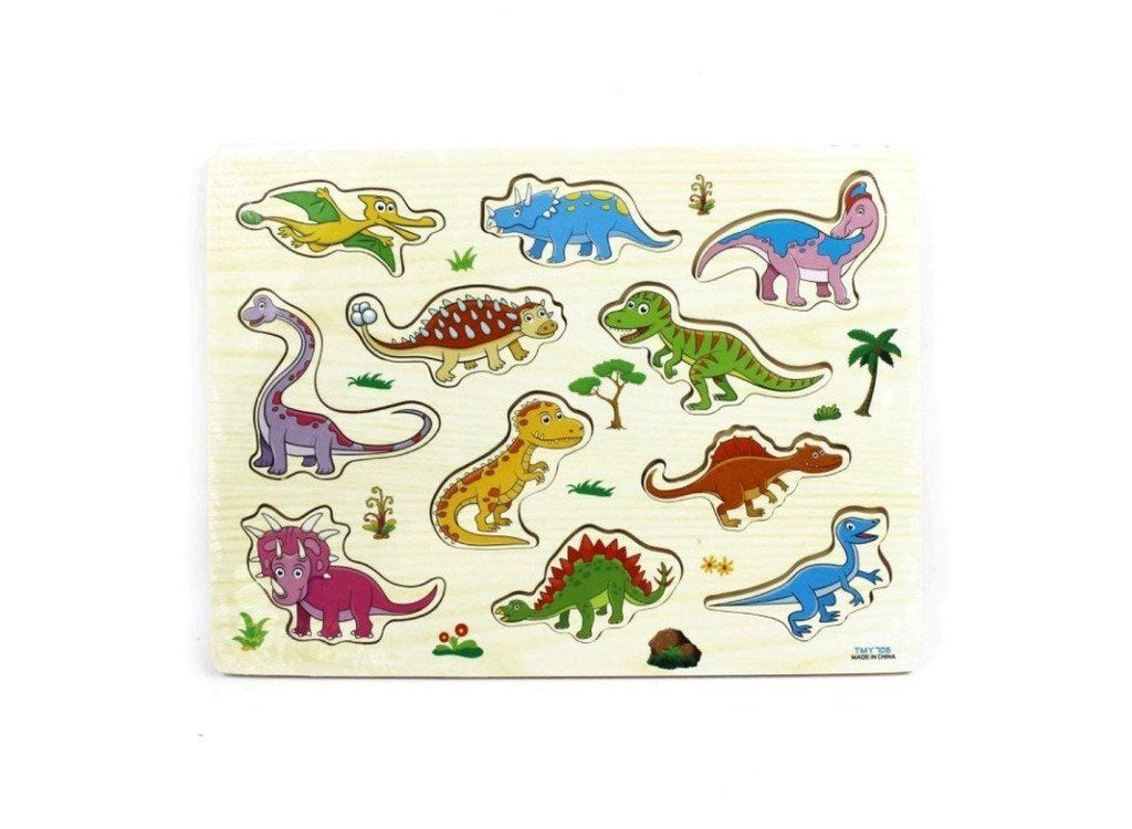 Puzzle de Madeira Dinossauros 30 x 23 Cm