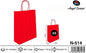 Pack 24 Sacos de Papel Vermelho XS 23 x 18 x 8 Cm