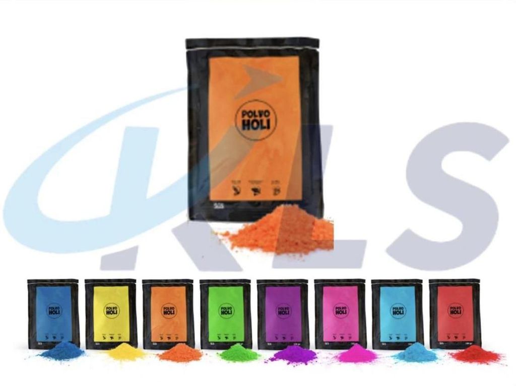 Pó Holi Colorido Laranja