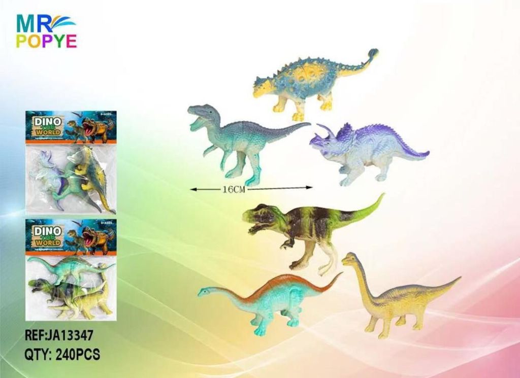 Conjunto de 3 Dinossauros