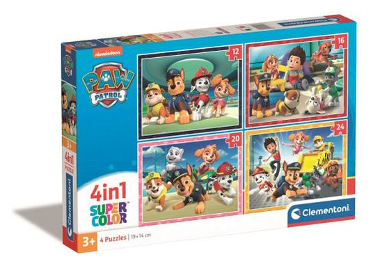 Jogo Clementoni puzzle 12-16-20-24 p. Patrulha P.